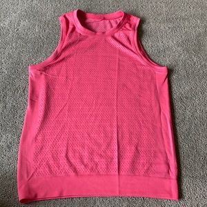 Lululemon Pink tank size 4